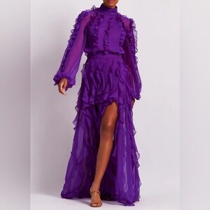 PatBo Ruffle Shirt & Skirt